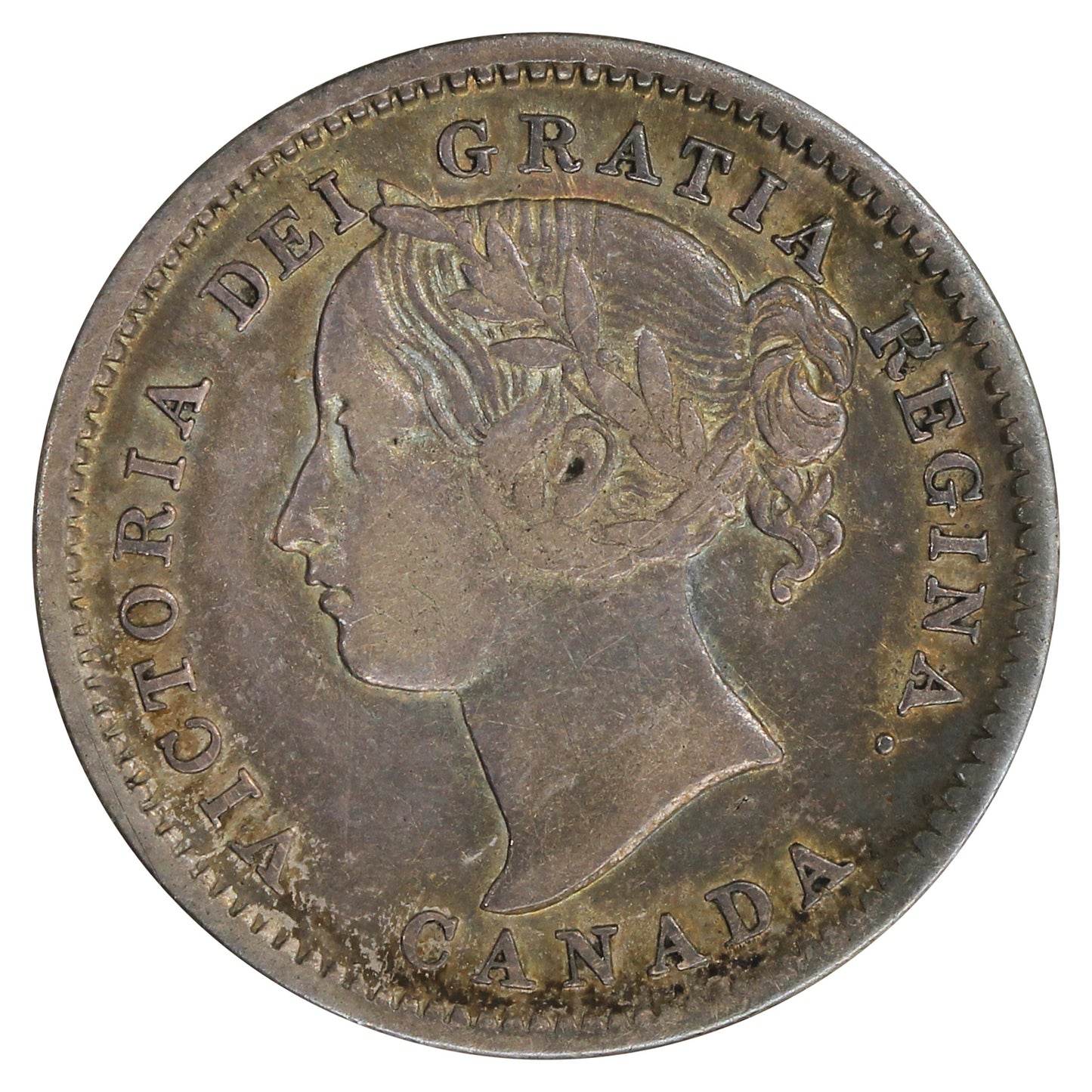 1858 Canada 10-cents VF-EF (VF-30) $