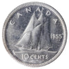 1955 Canada 10-cents ICCS Certified PL-65