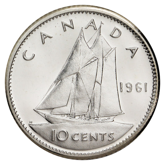 1961 Canada 10-cents Proof Like