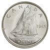 1965 Canada 10-cents Brilliant Uncirculated (MS-63)