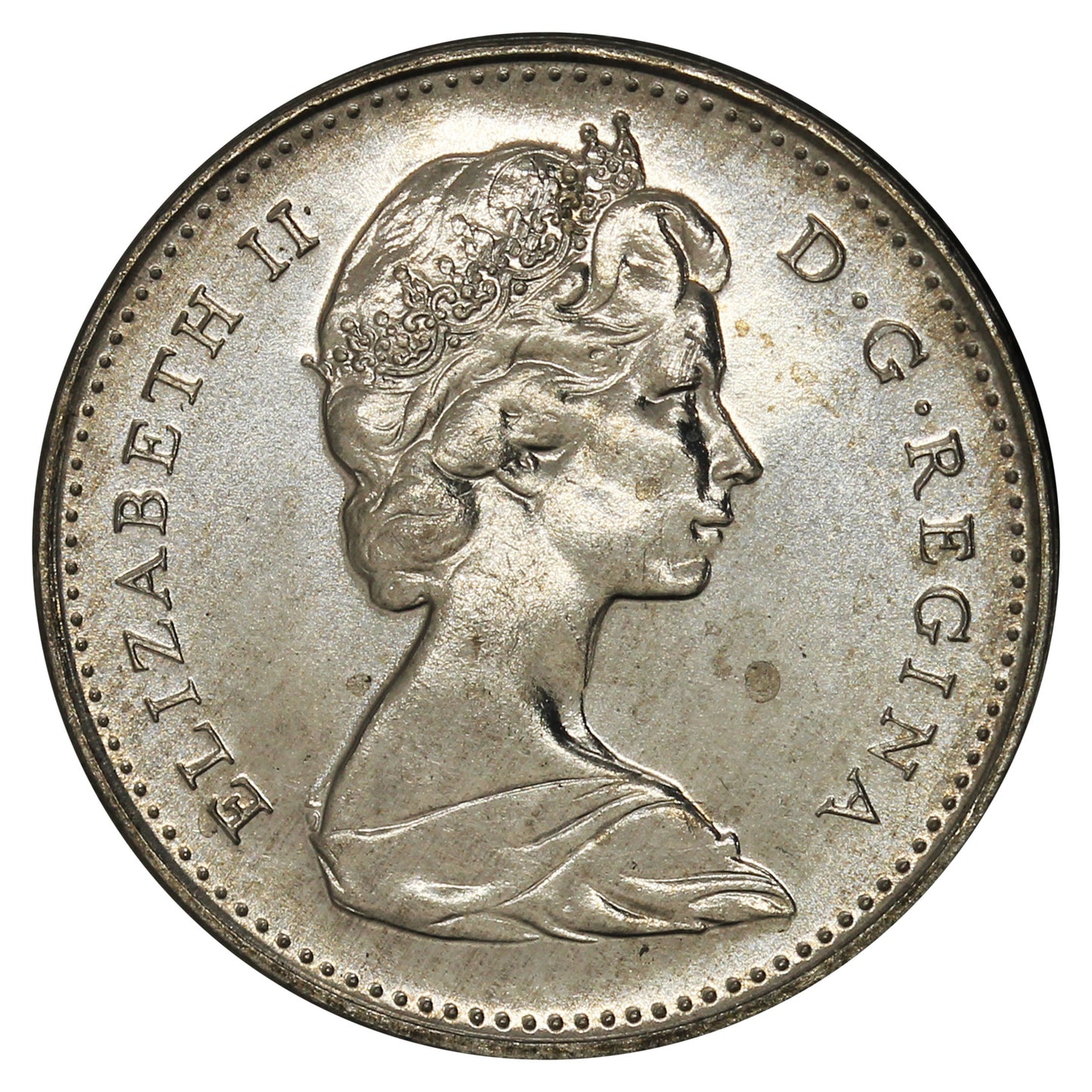 1971 Canada 10-cent Brilliant Uncirculated (MS-63)