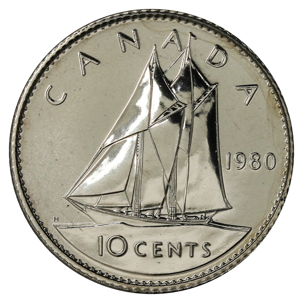 1980 Canada 10-cent Proof Like