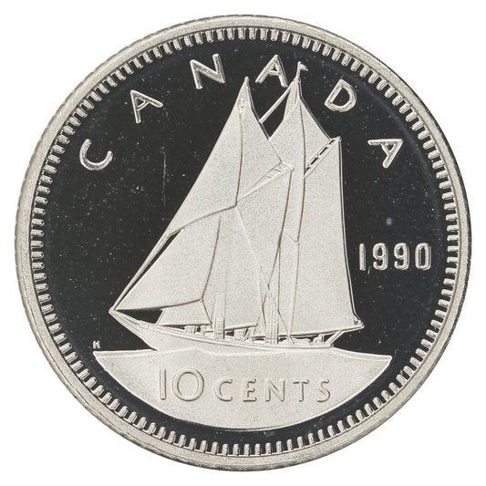 1990 Canada 10-cent Proof