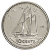 1991 Canada 10-cent Proof Like