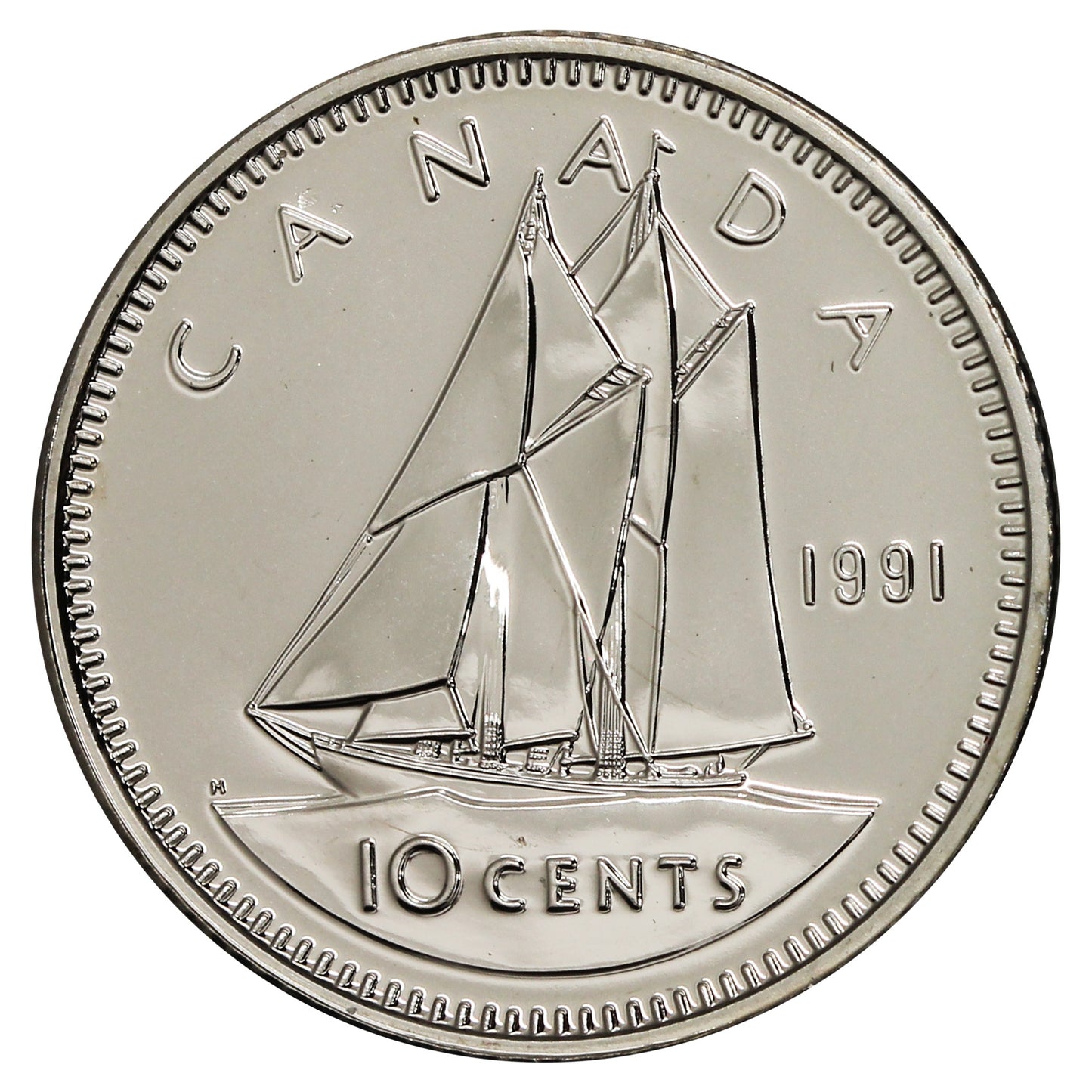 1991 Canada 10-cent Proof Like