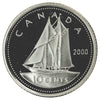 2000 Canada 10-cent Silver Proof