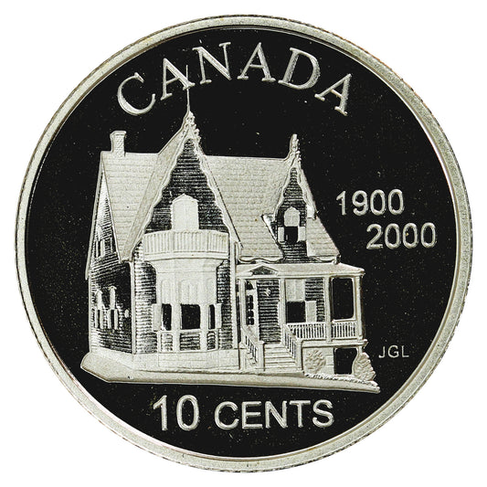 2000 Canada Desjardins 10-cent Silver Proof_