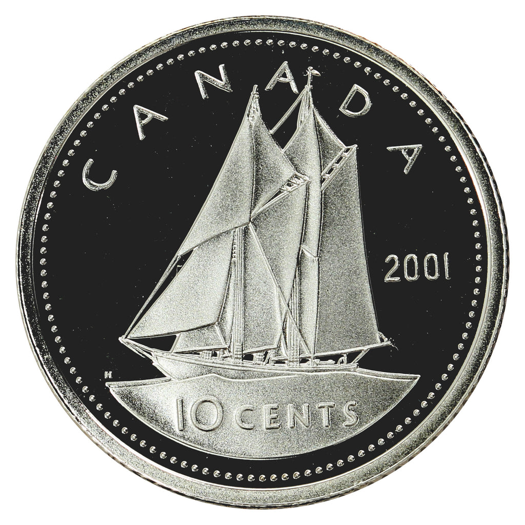 2001 Canada 10-cent Silver Proof