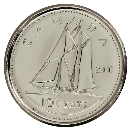 2001P Canada 10-cent Proof Like