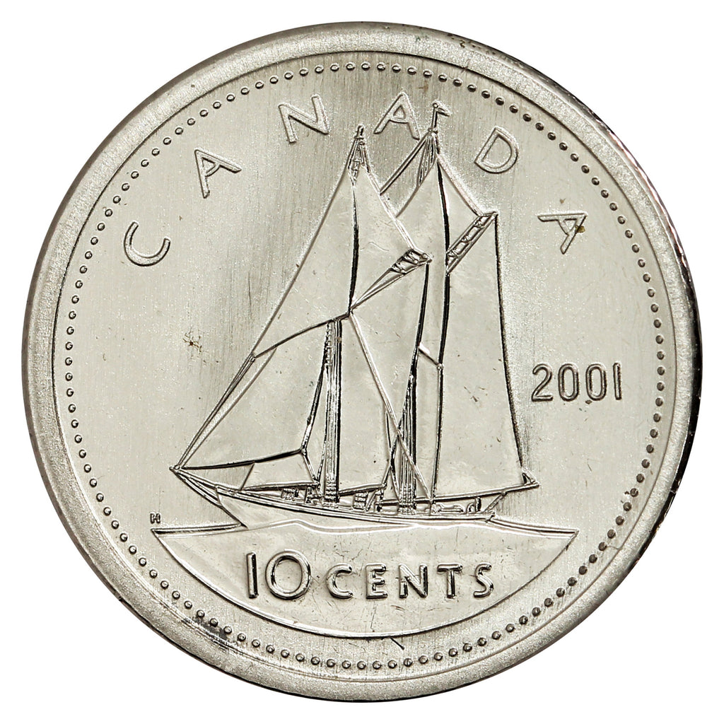 2001P Canada 10-cent Specimen