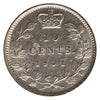 1901 Canada 10-cents ICCS Certified AU-55