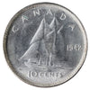 1942 Canada 10-cents ICCS Certified MS-64