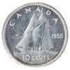 1955 Canada 10-cents ICCS Certified PL-64 Heavy Cameo