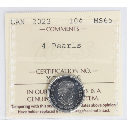 2023 QEII Canada 10-cents ICCS Certified MS-65