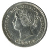 1858 Canada 10-cents ICCS Certified AU-50