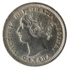 1870 Narrow 0/0 Canada 10-cents ICCS Certified EF-45