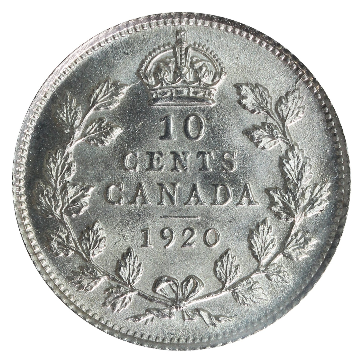 1920 Canada 10-cents ICCS Certified MS-65 (XHT 141)