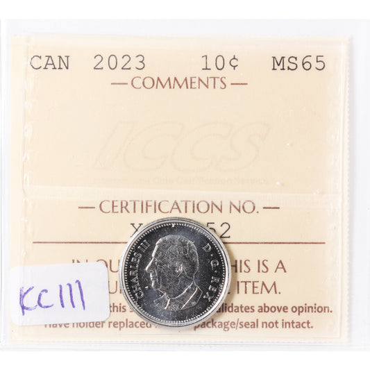 2023 KCIII Canada 10-cents ICCS Certified MS-65