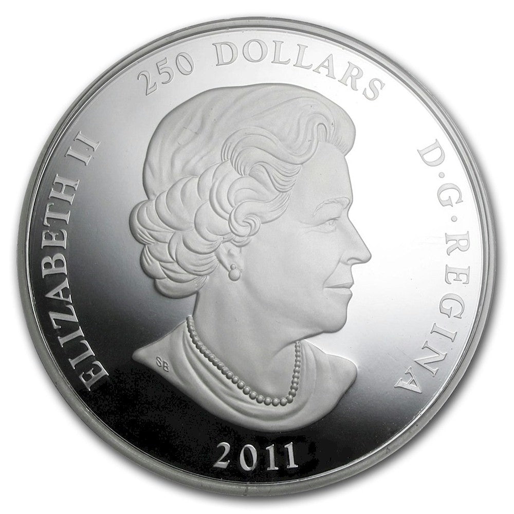 2011 Canada $250 Maple Leaf Forever Fine Silver Kilo (No Tax) SCUFF