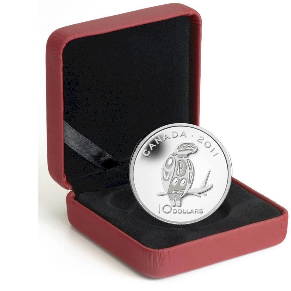 2011 Canada $10 Peregrine Falcon Fine Silver Coin (TAX Exempt)