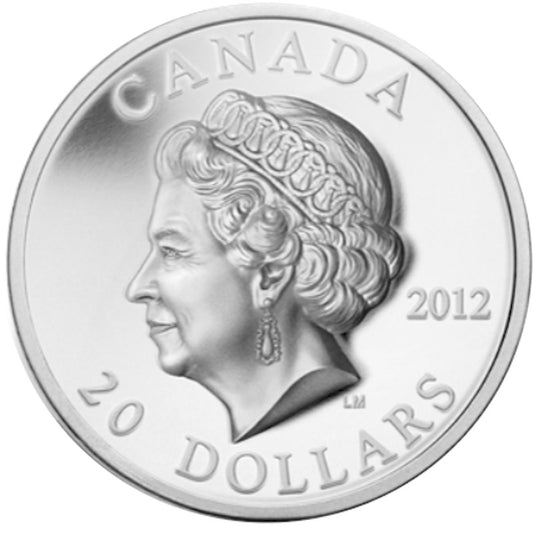 RDC 2012 Canada $20 Queen's Diamond Jubilee - Portrait in UHR (No Tax) Impaired capsule