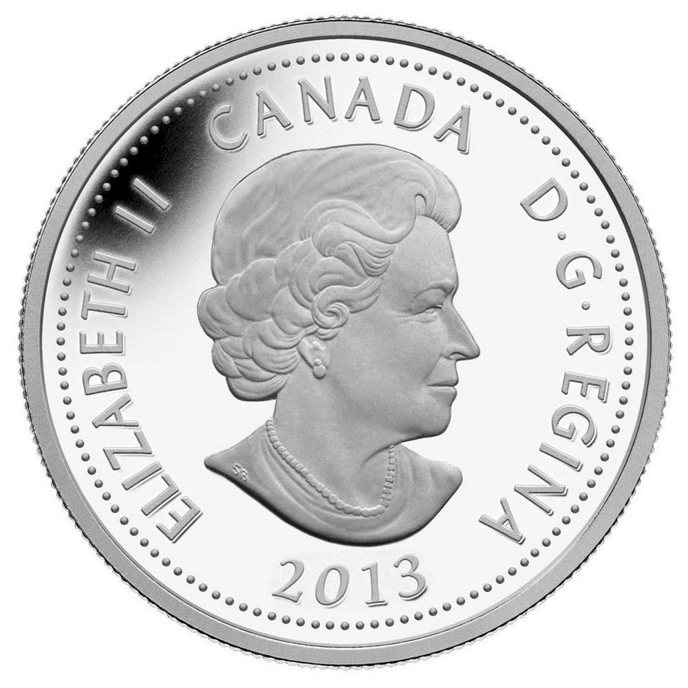 2013 Canada $4 Heroes of 1812 - Laura Secord Fine Silver (No Tax)