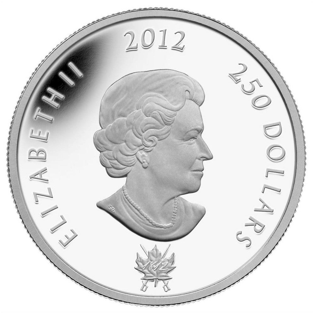 2012 Canada $250 Battle of Queenston Heights Silver Kilo (No Tax)