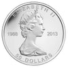 2013 Canada $50 Silver Maple Leaf 25th Anniversary 5oz Silver (No Tax)