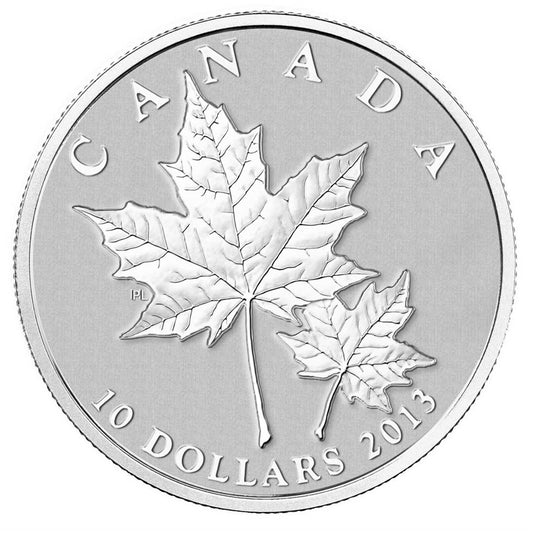 2013 Canada $10 Maple Leaf Fine Silver Coin (TAX Exempt)