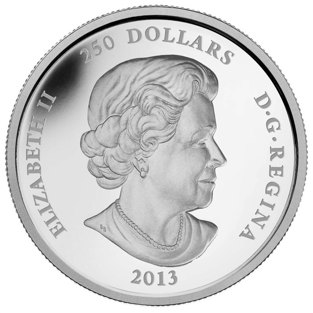 2013 Canada $250 Canada's Arctic Landscape Fine Silver Kilo (No Tax)