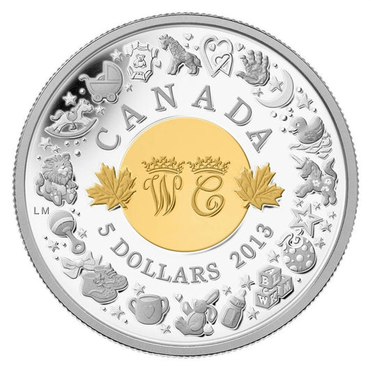 2013 Canada $5 Royal Infant Toys Fine Silver (No Tax)