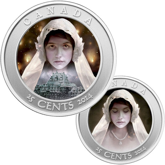 2014 Canada 25-cent Haunted Canada - Ghost Bride Cupronickel (#1)