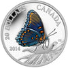 2014 $20 Butterflies of Canada - Red-Spotted Purple Fine Silver (No Tax)