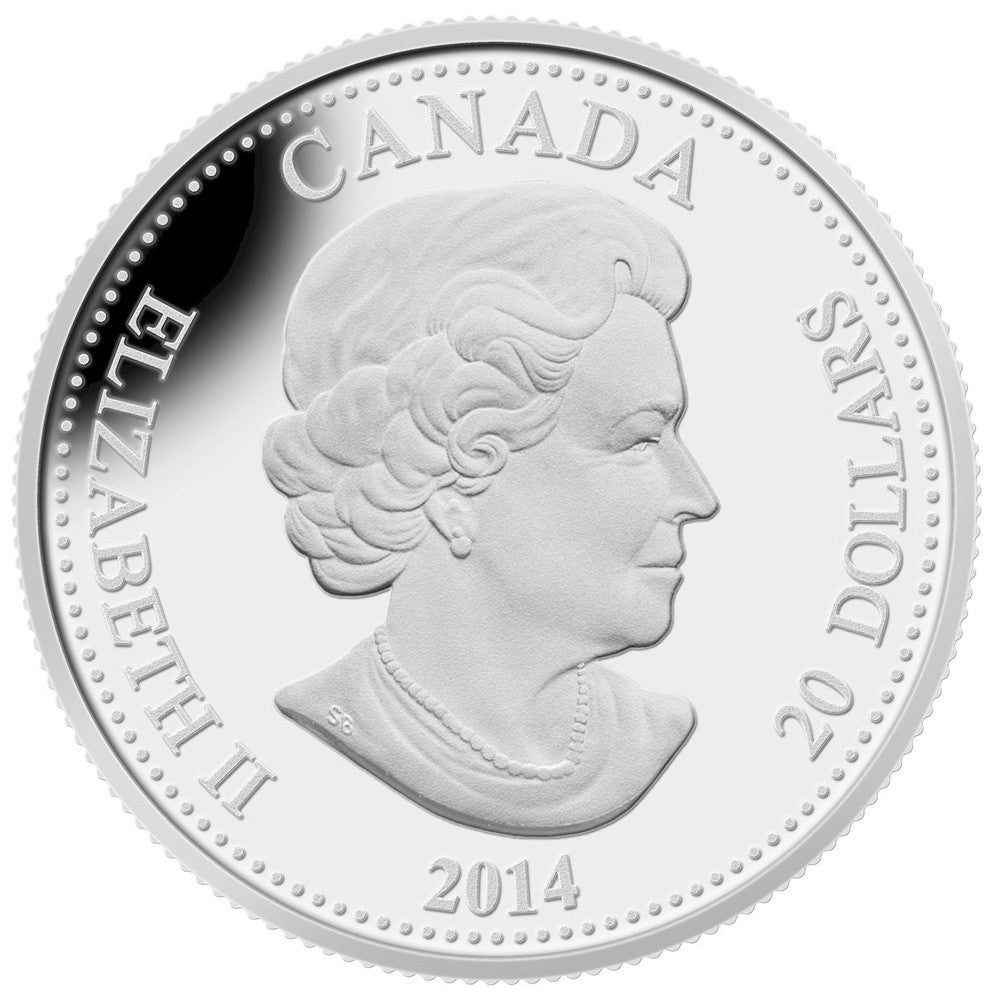 RDC 2014 Canada $20 Royal Winnipeg Ballet 75th Anniversary (No Tax) Light Toning