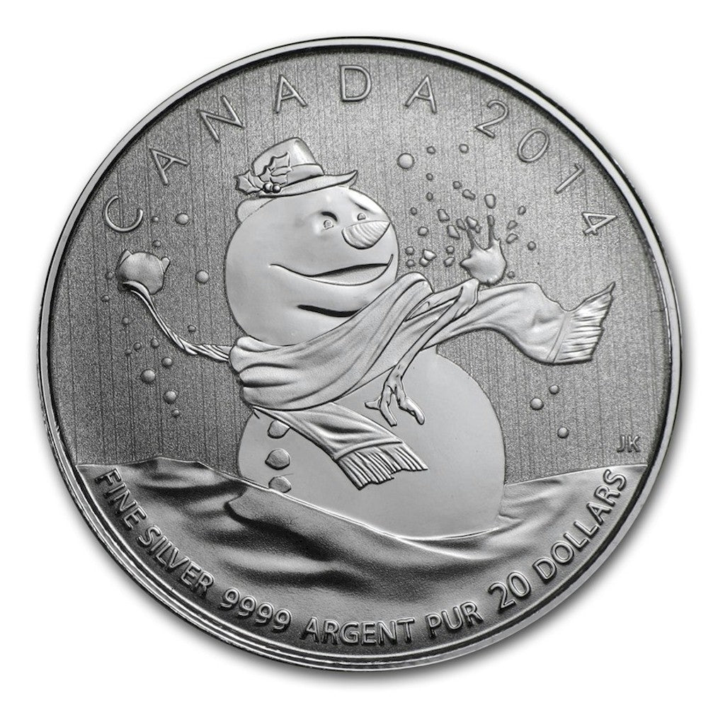 2014 Canada $20 for $20 #14 Snowman Fine Silver (No Tax)