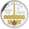 2015 5-cent Legacy of the Canadian Nickel - Identification of Nickel (No Tax)