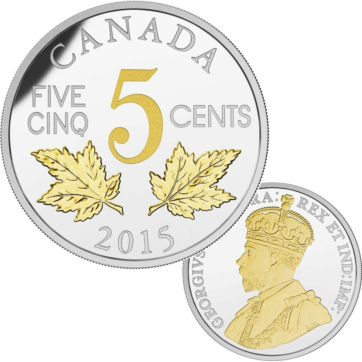 2015 Canada Legacy of the Nickel 6-Coin Set in Deluxe Box (No Tax) SCUFFED CAPSULES