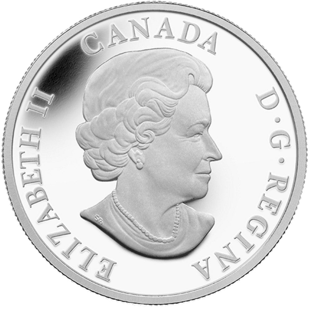 2014 Canada $20 Glow-in-the-Dark Maple Leaves Fine Silver (No Tax)