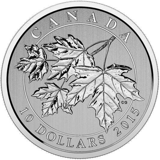 RDC 2015 Canada $10 Maple Leaf Fine Silver Coin (No Tax) Issues