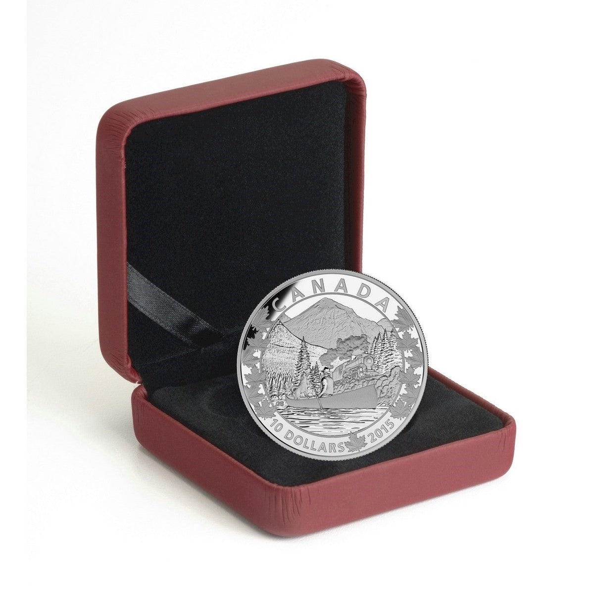 2015 $10 Canoe Across Canada - Mirror, Mirror Fine Silver (No Tax)