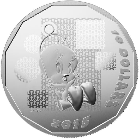 2015 Canada $10 Looney Tunes "I Tawt I Taw a Putty Tat!" (TAX Exempt)