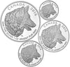 2016 Canada Wolf Fine Silver Fractional Set (TAX Exempt)