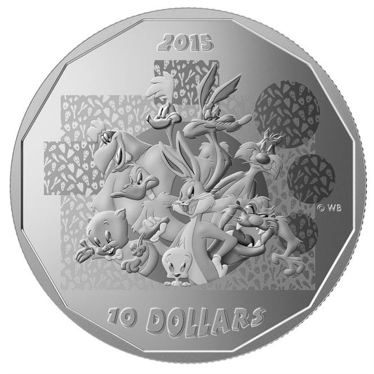 2015 Canada $10 Looney Tunes - "That's All, Folks!" (No Tax)