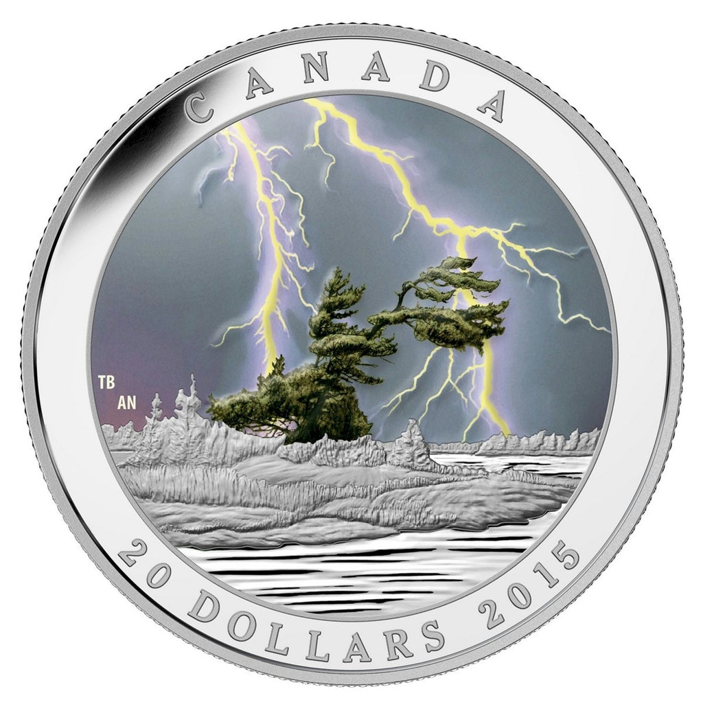 2015 Canada $20 Weather Phenomenon - Summer Storm Fine Silver (No Tax)