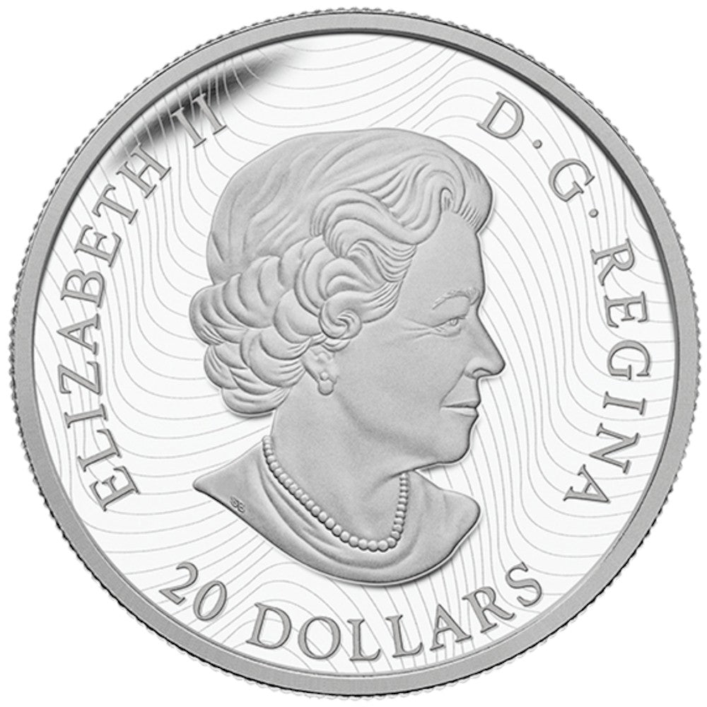 2016 $20 Canadian Landscapes - The Rockies Fine Silver (No Tax)