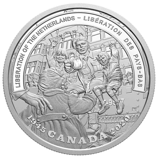 2020 Canada $20 WWII Battlefront Series - Liberation of the Netherlands Silver (No Tax)