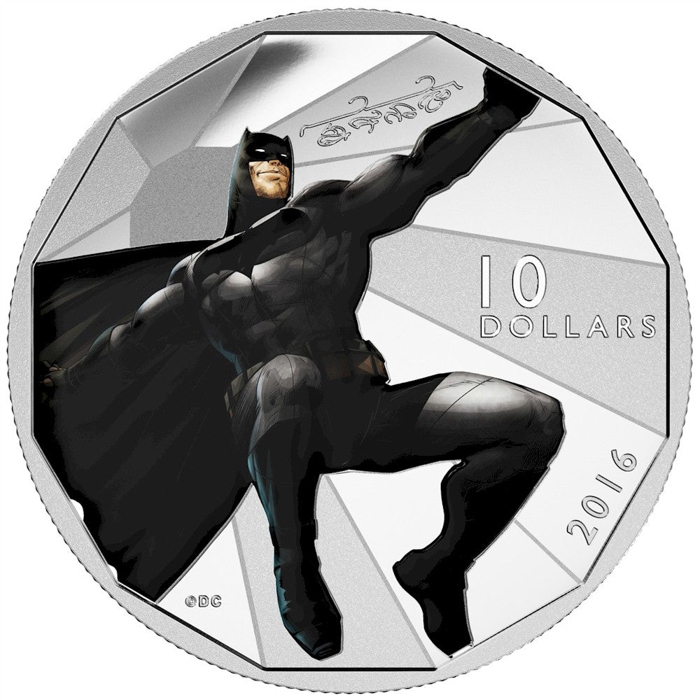 2016 Canada $10 Batman VS Superman: Dawn of Justice 4-Coin Set in Deluxe Display (No Tax)