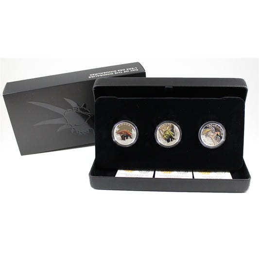 2016 Canada $10 Day of the Dinosaurs Fine Silver 3-Coin Set (No Tax)