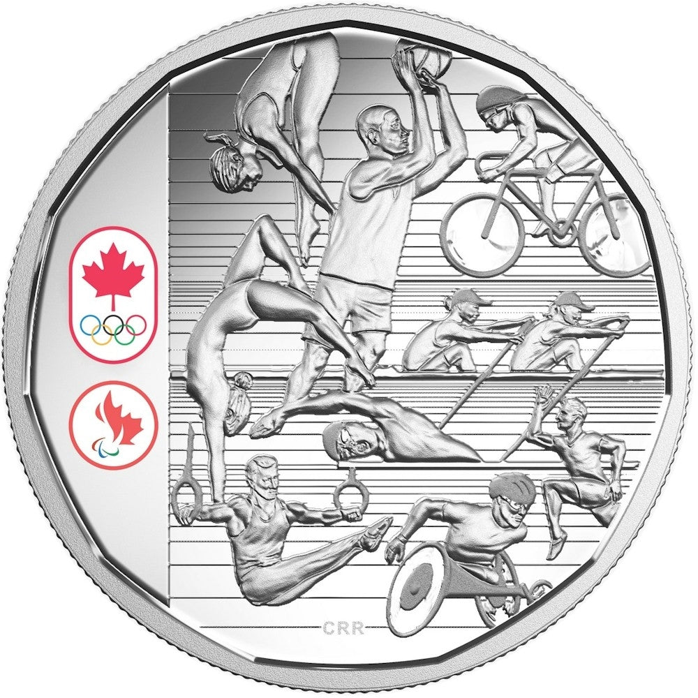 2016 Canada $1 Celebrating Canadian Athletes Limited Edition (No Tax)