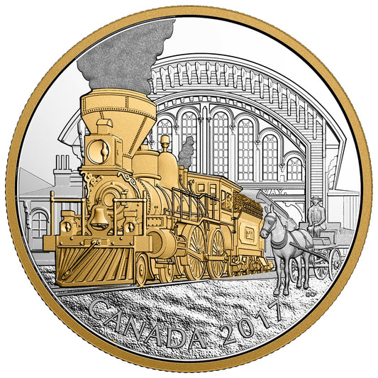 2017 $20 Locomotives Across Canada - The 4-4-0 Fine Silver (No Tax)